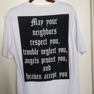 Long White Graphic Tshirt Tunic Dress Tee